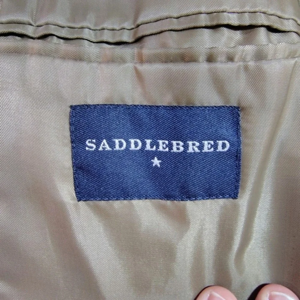 Men's 46R Tan Corduroy Blazer Jacket‎ Cotton Polyester Lined classic cowboy